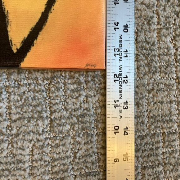 Cat drinking coffee canvas picture - NEW - Picture 4 of 4